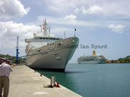 Discovery and Oriana at St Lucia